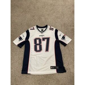 Nike New England Patriots Rob Gronkowski #87 NFL Football Jersey Mens Size Large